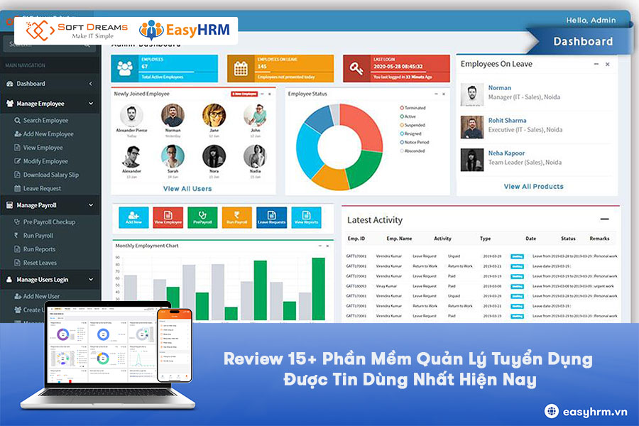 Phần mềm quản lý tuyển dụng