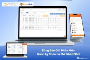 Bảng Báo Giá Phần Mềm Quản Lý Nhân Sự Mới Nhất