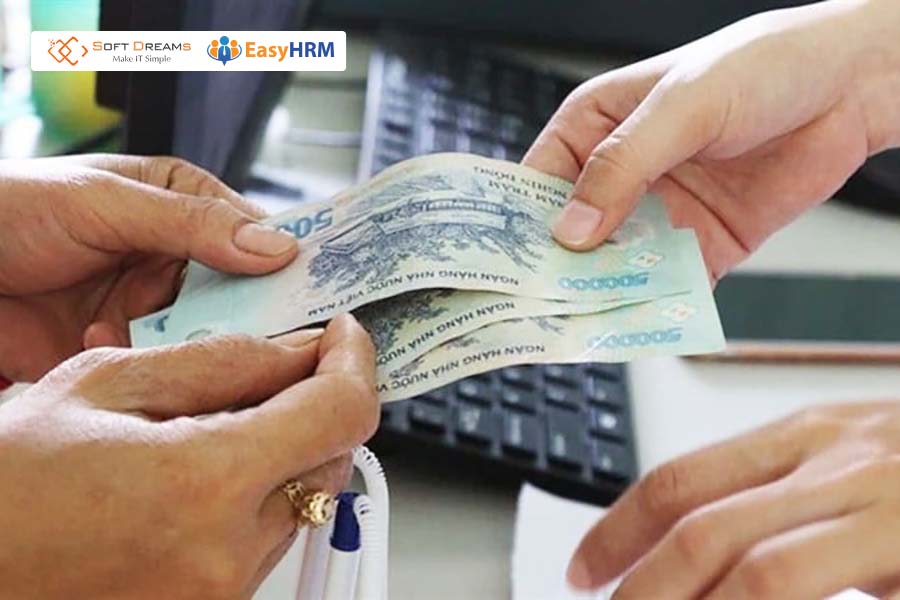 Thông thường tiền lương sẽ được trả theo tháng