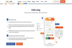 Phần mềm chấm công theo giờ EasyHRM