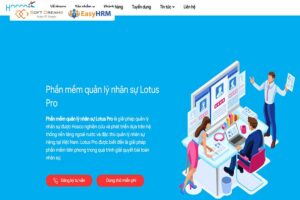Phần mềm quản lý nhân sự HRM Lotus Pro