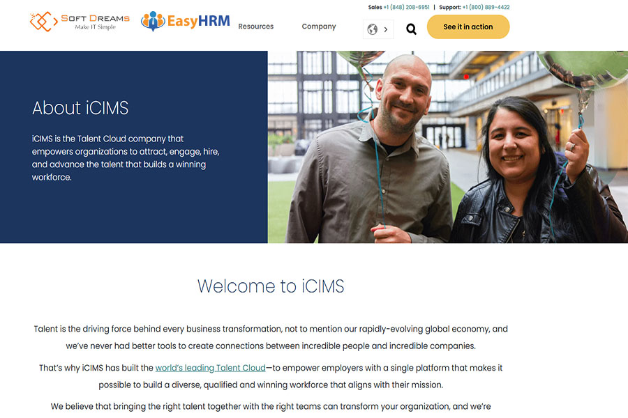 Web theo dõi quản lý tuyển dụng iCIMS