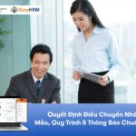 Quyết Định Điều Chuyển Nhân Sự: Mẫu, Quy Trình & Thông Báo Chuẩn Nội Bộ