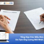 Tổng Hợp Các Mẫu Đơn Xin Tạm Ứng Lương Mới Nhất 2025
