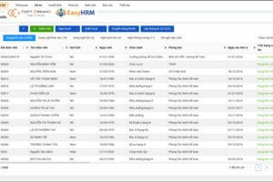 EasyHRM lưu trữ tập trung hồ sơ NS