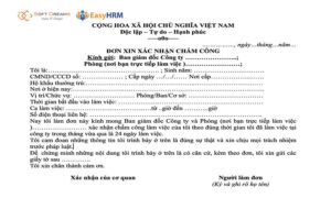 Những nội dung cần có trong mẫu giải trình quên chấm công