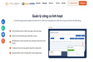 Phần mềm chấm công nhân viên EasyHRM