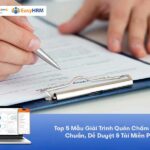 Top 5 Mẫu Giải Trình Quên Chấm Công Chuẩn, Dễ Duyệt & Tải Miễn Phí