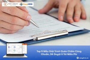 Mẫu giải trình quên chấm công