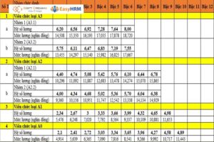 Ý nghĩa của hệ số lương cơ bản