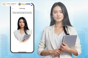 EasyHRM chấm công bằng AI khuôn mặt