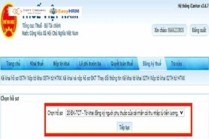 Điền tờ khai 20-ĐK-TCT