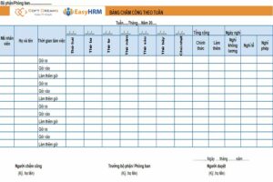 File bảng chấm công cá nhân là gì?
