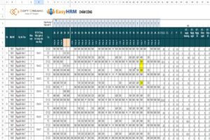 Hướng dẫn chi tiết cách tạo file bảng chấm công cá nhân chuẩn xác nhất