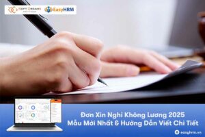 Mẫu đơn xin nghỉ không lương chuẩn chỉnh