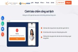 Phần mềm chấm công thông minh EasyHRM