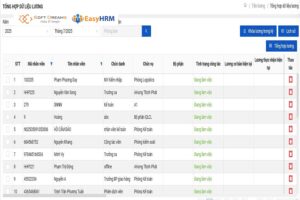 Phần mềm quản lý tính lương EasyHRM