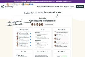 Công cụ quản lý công việc trực tuyến dễ sử dụng Basecamp