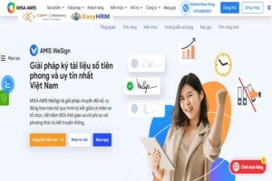 Phần mềm ký hợp đồng điện tử MISA AMIS WeSign
