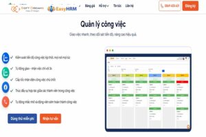 Phần mềm quản lý tiến độ công việc EasyHRM