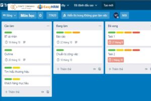 Phần mềm quản lý quy trình công việc Trello