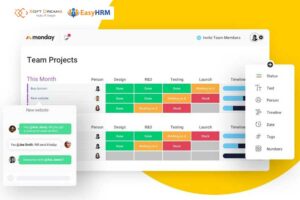 Phần mềm theo dõi tiến độ công việc Monday