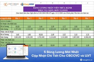 5 Bảng Lương Mới Nhất: Cập Nhật Chi Tiết Cho CBCCVC và LLVT