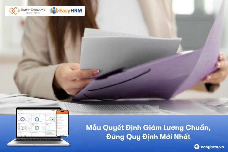 Mẫu Quyết Định Giảm Lương Chuẩn, Đúng Quy Định Mới Nhất