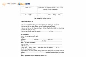 Các trường hợp doanh nghiệp có thể làm quyết định giảm lương