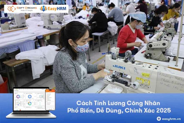 Những cách tính lương công nhân hiệu quả