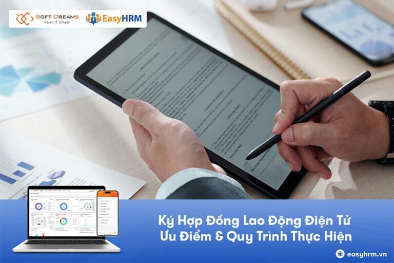 Ký hợp đồng điện tử bằng phần mềm EasyHRM 