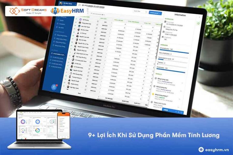 Những lợi ích khi sử dụng phần mềm tính lương