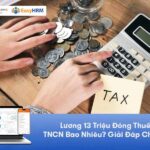 Lương 13 Triệu Đóng Thuế TNCN Bao Nhiêu? [Cập Nhật Luật Mới]