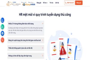 Tuyển dụng dễ dàng hơn với phần mềm EasyHRM