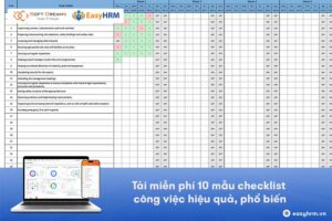 Top 10+ Mẫu checklist công việc hiệu quả, phổ biến [TẢI MIỄN PHÍ]