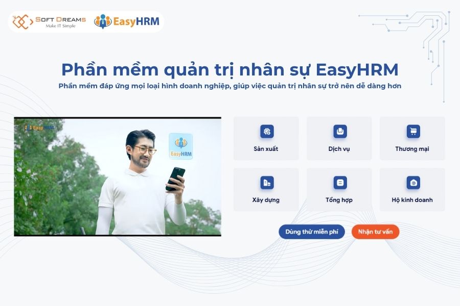 EasyHRM phù hợp với mọi loại hình doanh nghiệp