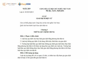 Luật Giao dịch điện tử 2023