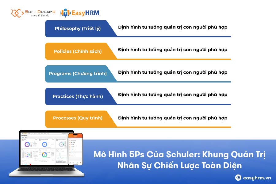 Mô hình 5Ps Của Schuler: Khung quản trị chiến lược nhân sự toàn diện