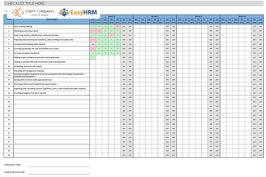Thực hiện checklist sẽ giúp bạn giảm thiểu sai sót trong công việc