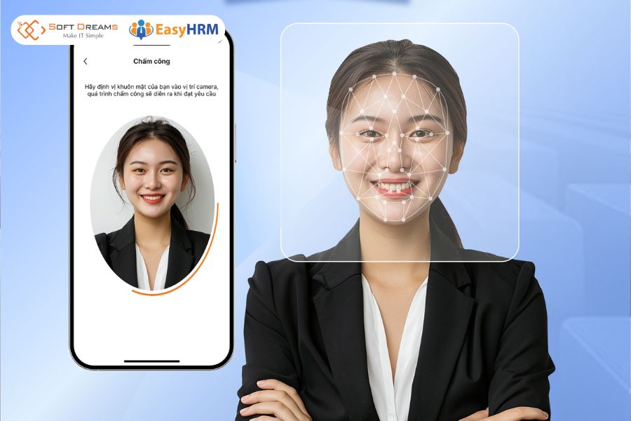 Chấm công thông minh với EasyHRM