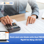 Danh sách các khoản miễn thuế TNCN năm 2026: Người lao động cần biết