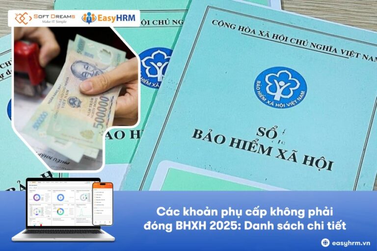 Các khoản phụ cấp không phải đóng BHXH 2025: Danh sách chi tiết