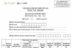 Đăng ký người phụ thuộc đúng và đủ theo quy định nhà nước