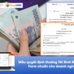 Tổng Hợp Mẫu quyết định thưởng Tết Bính Ngọ 2026: Form chuẩn cho doanh nghiệp