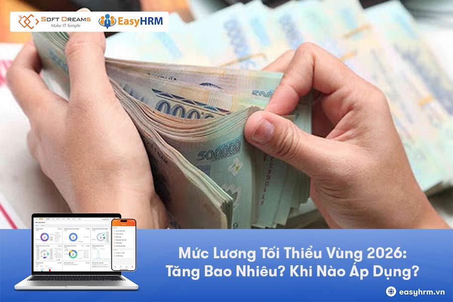 Mức lương tối thiểu vùng 2026 - Cập nhật mới nhất