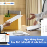 Nghỉ không lương: Quy định mới nhất và mẫu đơn xin nghỉ 2026