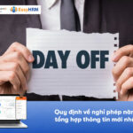 Tổng hợp quy định nghỉ phép năm: Cách tính, Số ngày nghỉ