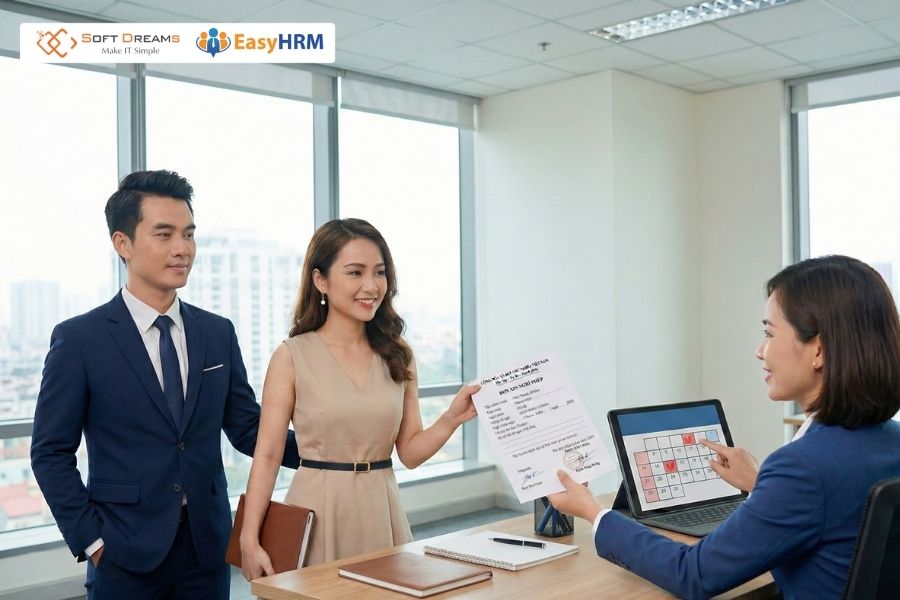 Các trường hợp nghỉ việc riêng nhưng được tính vào phép năm