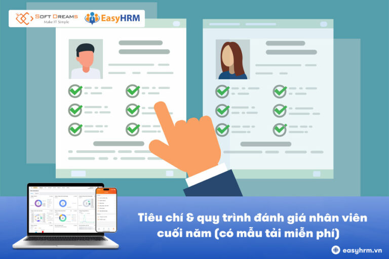 Đánh giá nhân viên cuối năm: Tiêu chí, Quy trình [TẢI MIỄN PHÍ]