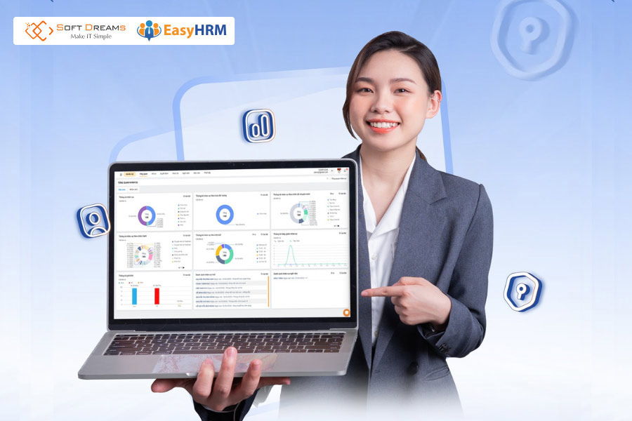 EasyHRM hỗ trợ tự động hóa tính lương và quản trị nhân sự hiệu quả